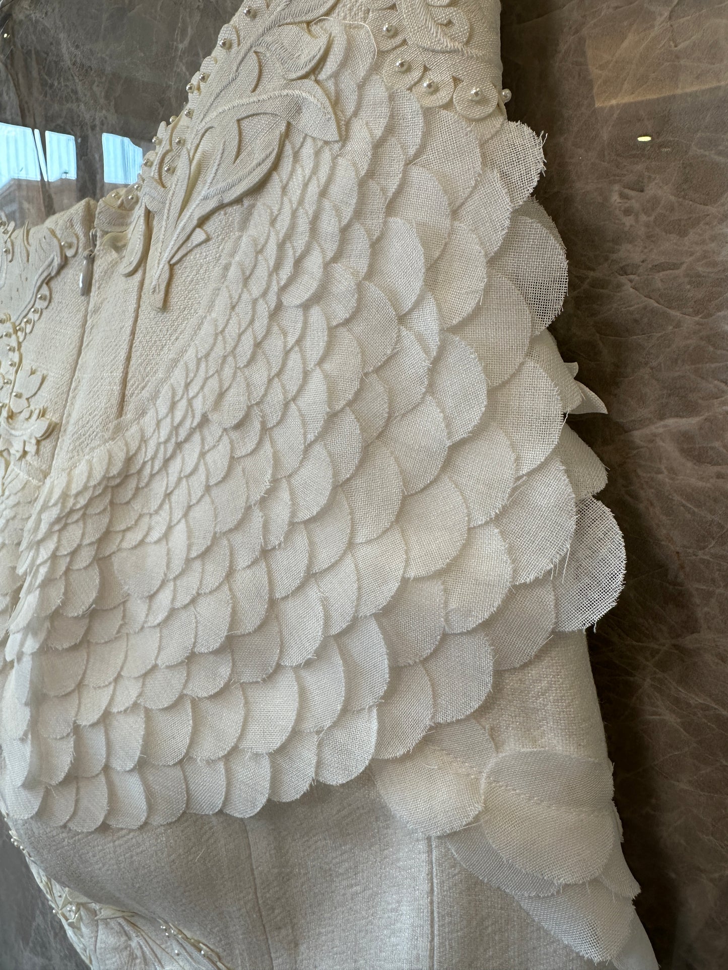 Zimmermann Embellished Asymmetric Mini Skirt in White