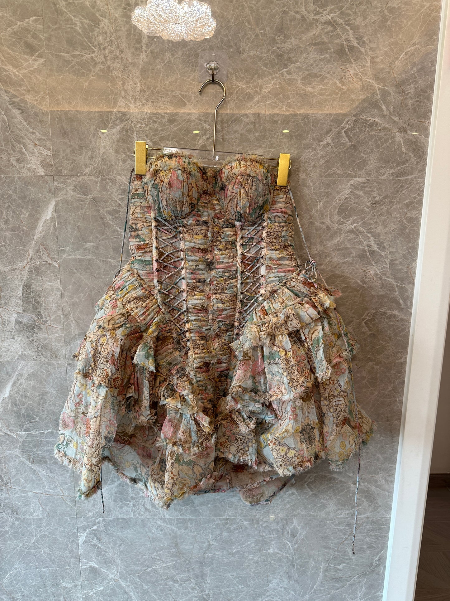 Zimmermann Corset Mini Skirt