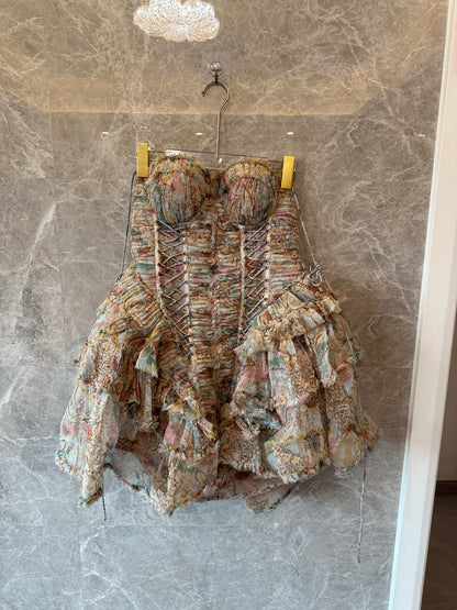 Zimmermann Corset Mini Skirt