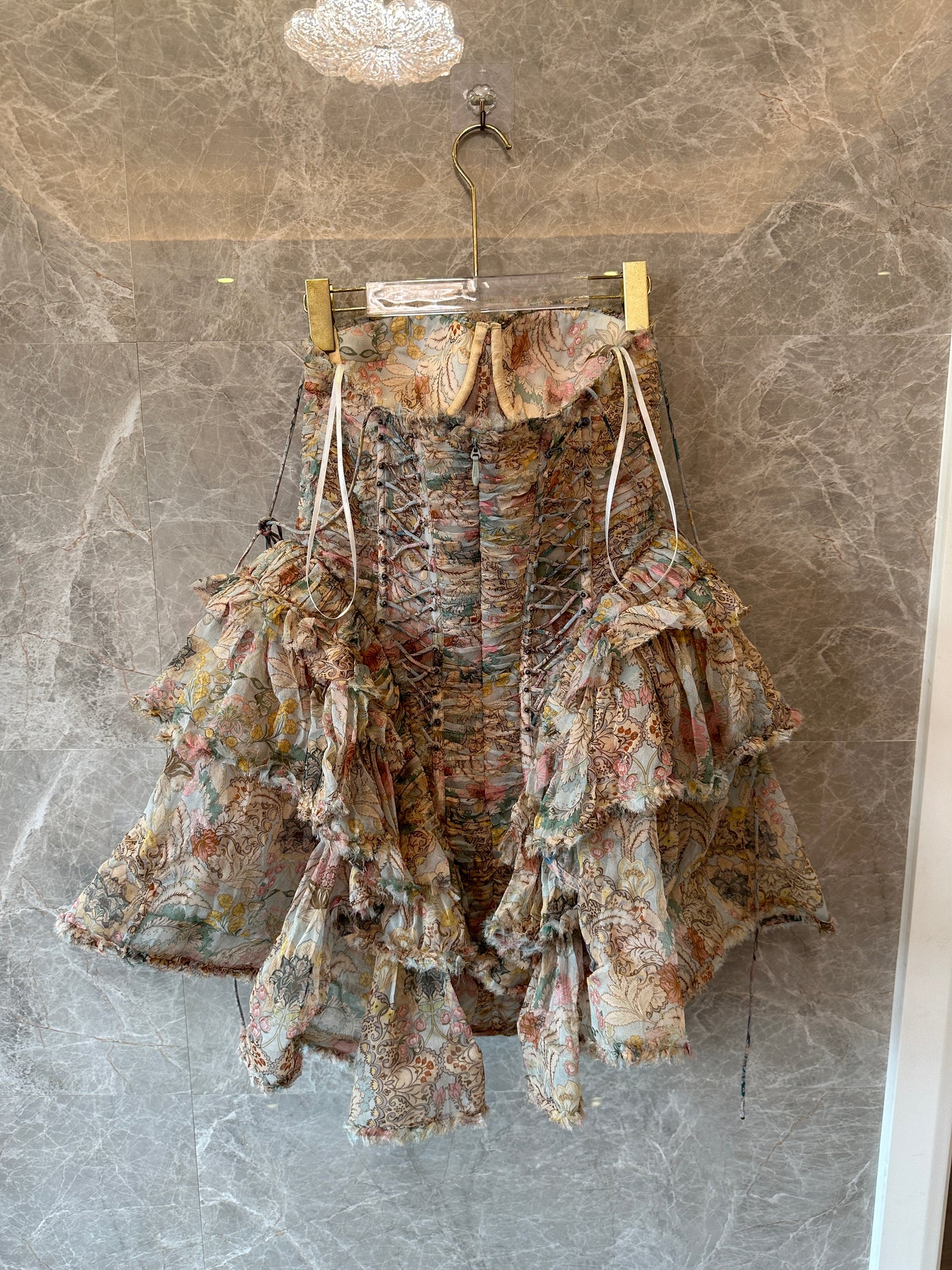 Zimmermann Corset Mini Skirt