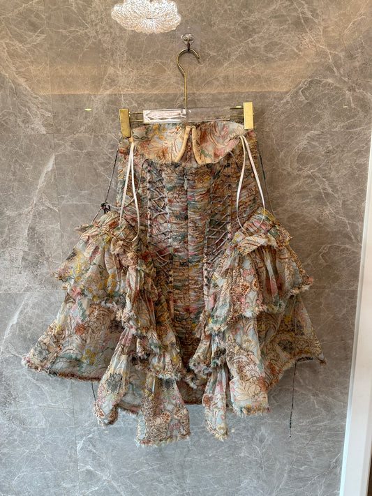 Zimmermann Corset Mini Skirt