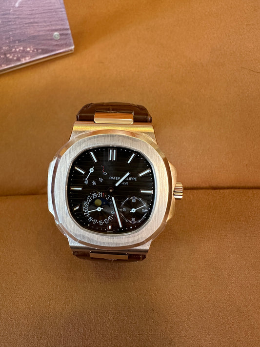 Patek Philippe Nautilus 5712 Rose Gold Brown Dial Automatic