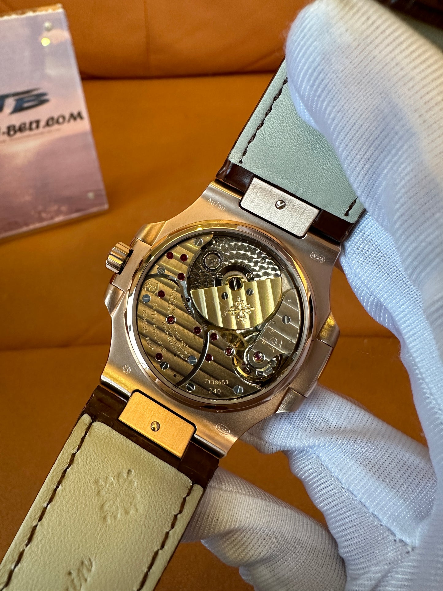 Patek Philippe Nautilus 5712 Rose Gold Brown Dial Automatic