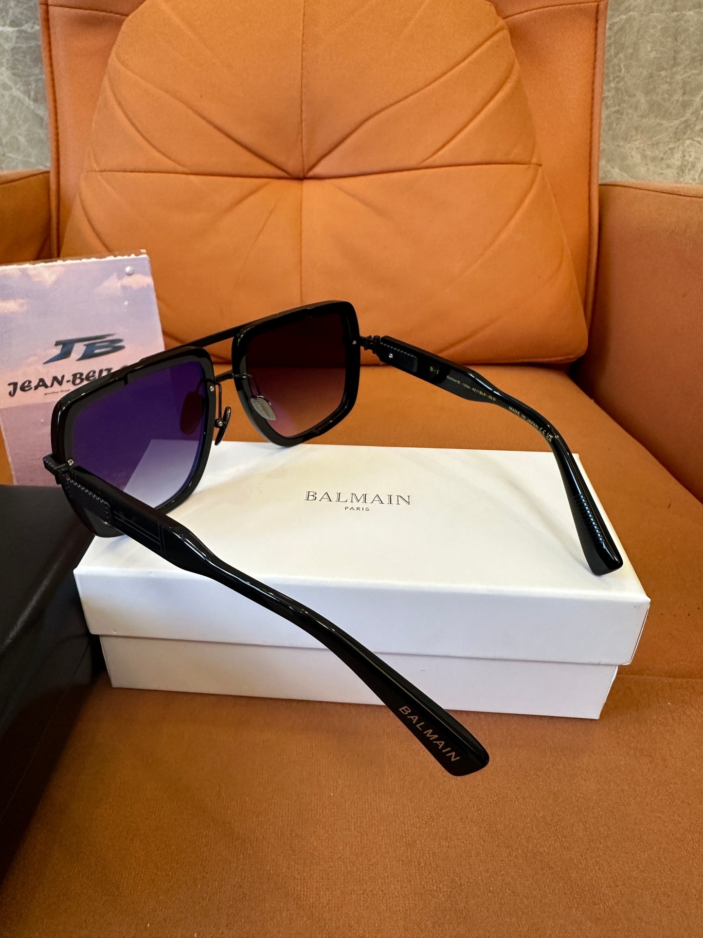 Balmain B-1 Oversized Square Sunglasses