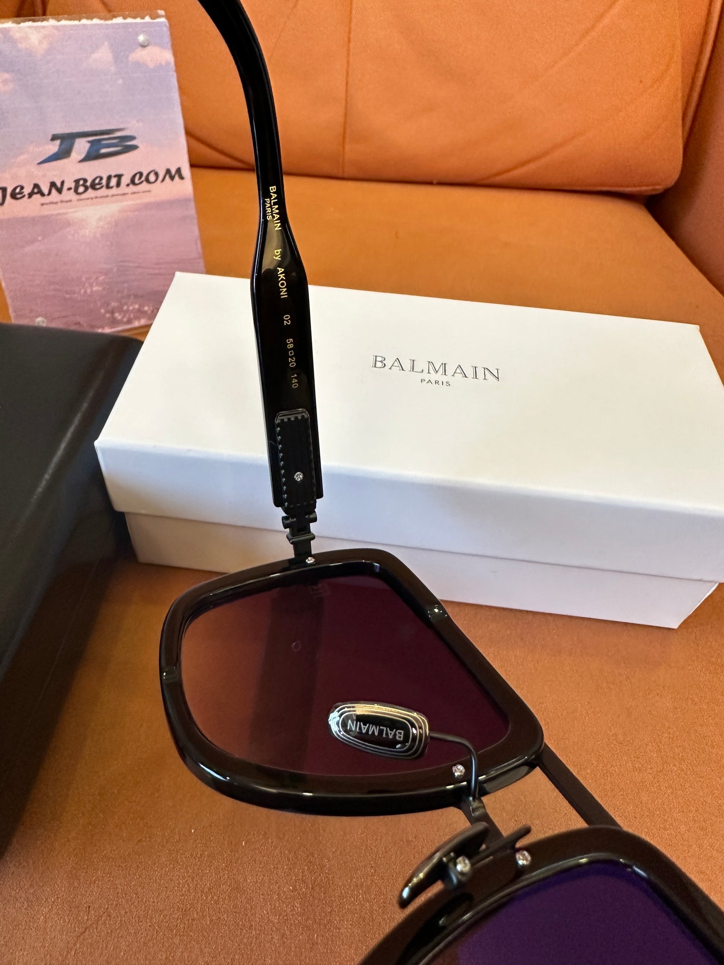 Balmain B-1 Oversized Square Sunglasses