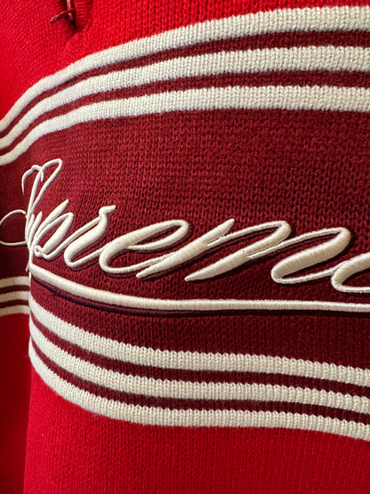 Supreme Script Logo Half-Zip Sweater