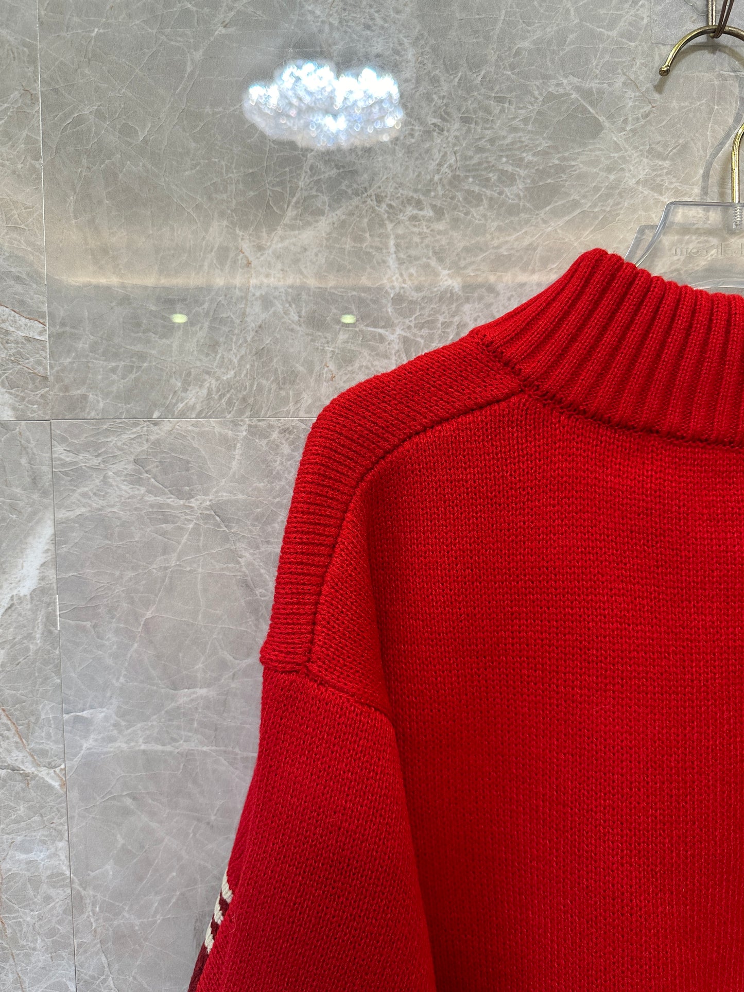Supreme Script Logo Half-Zip Sweater