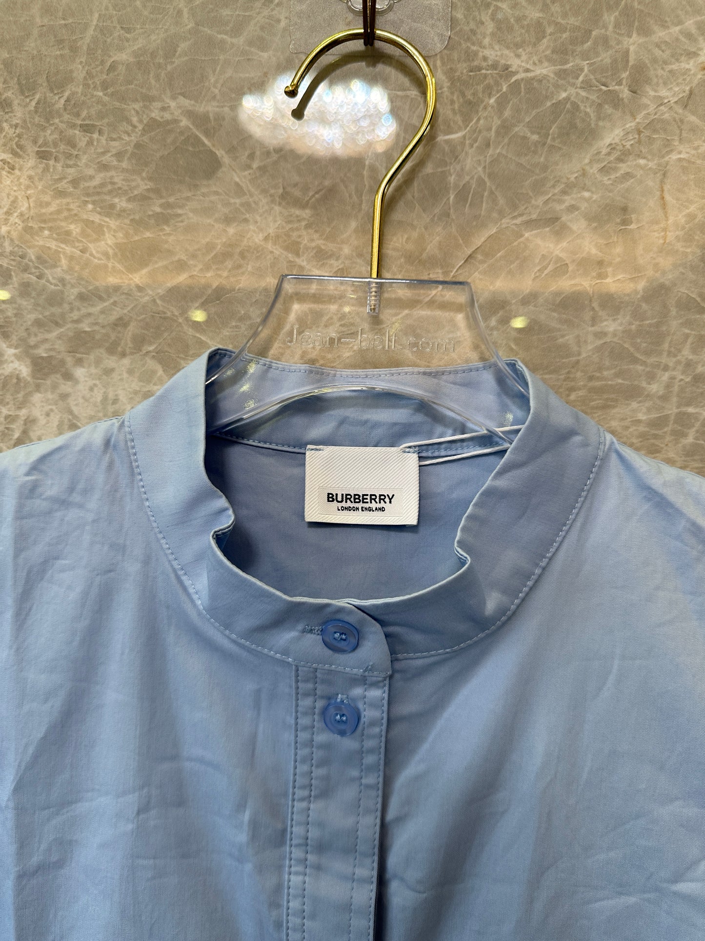 Burberry Blue Sleeveless Dress