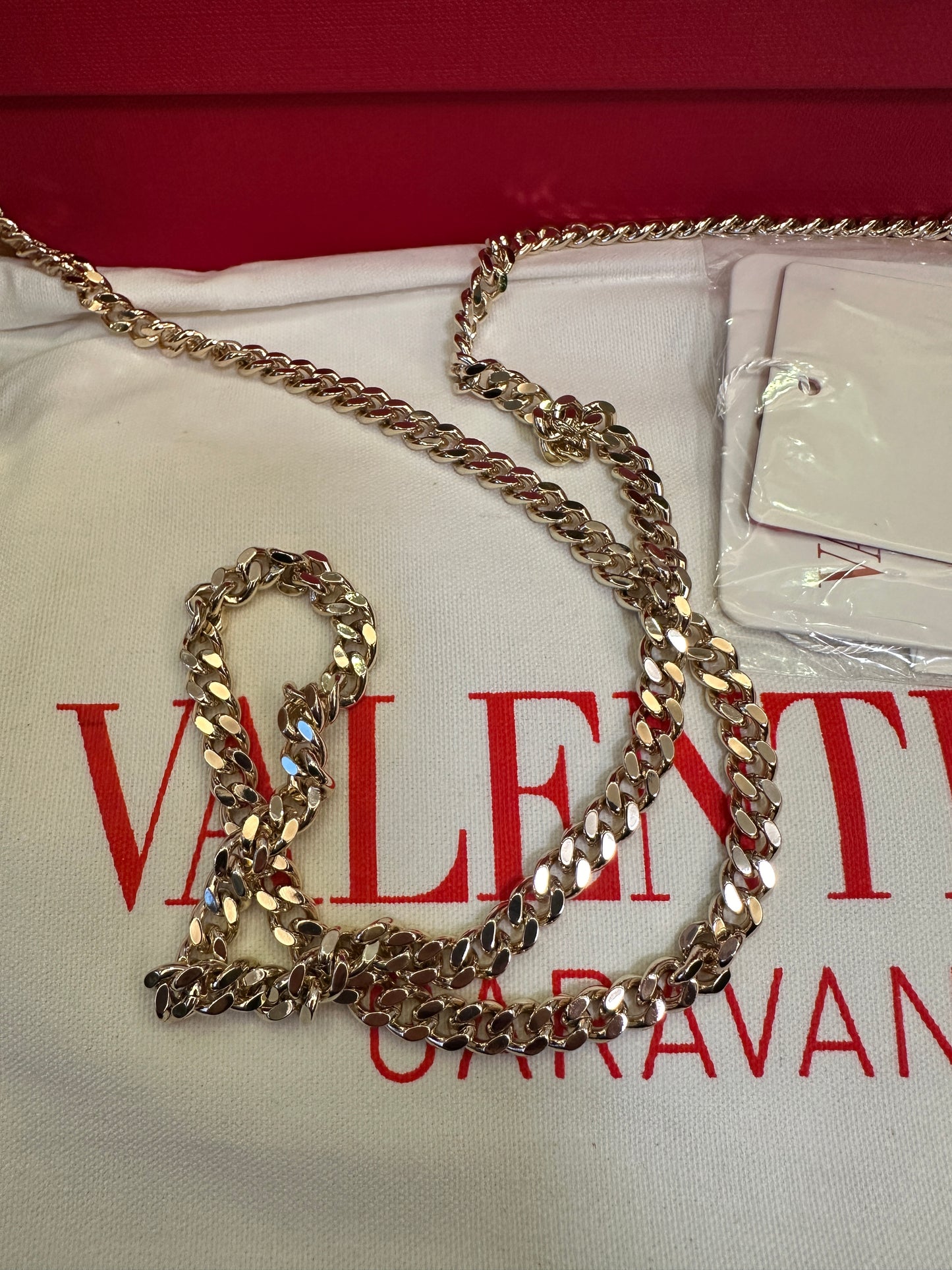 Valentino Garavani Rockstud Small Chain Bag – Grey