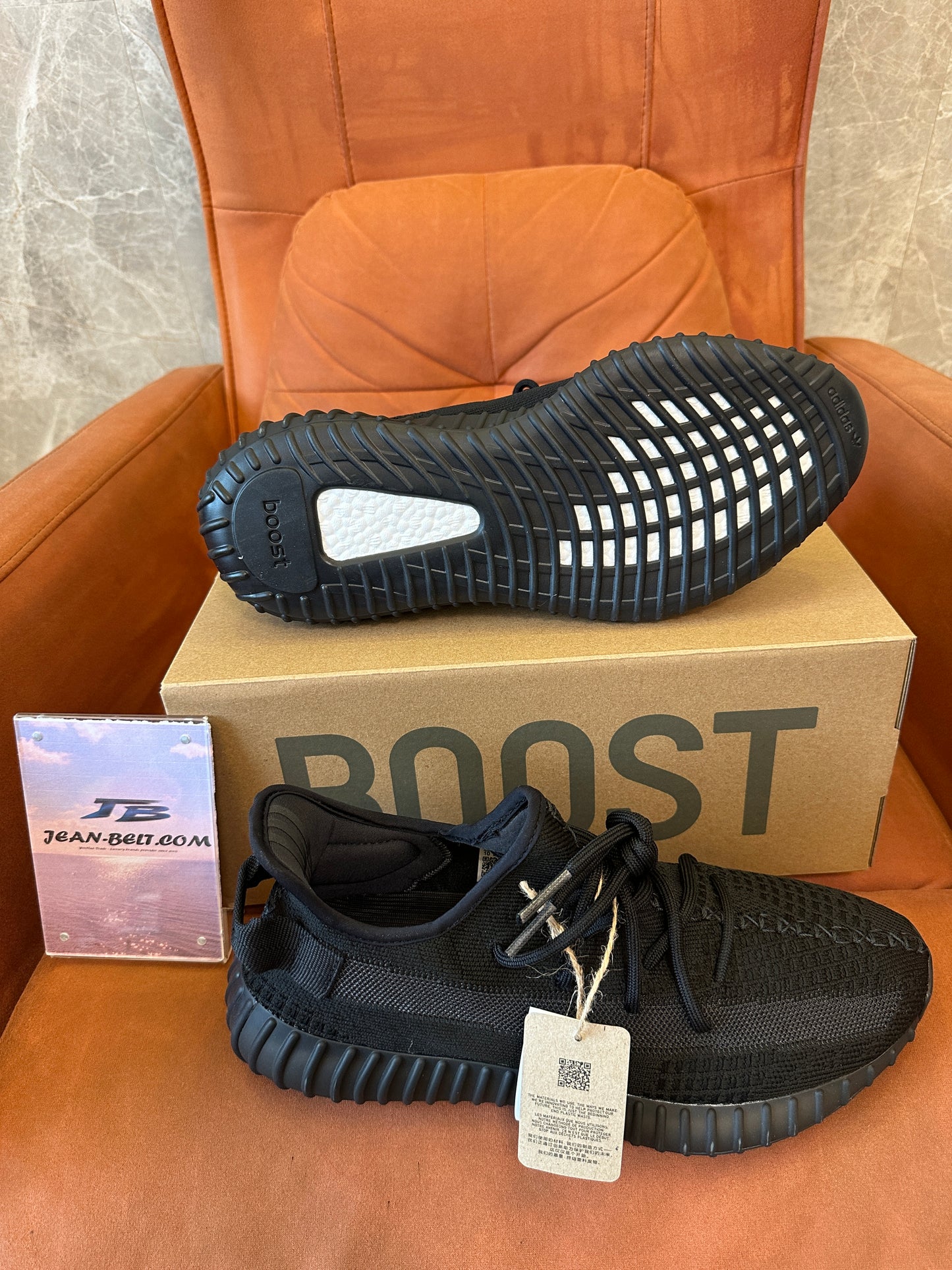 Yeezy Boost 350 V2 Black Knit Sneakers