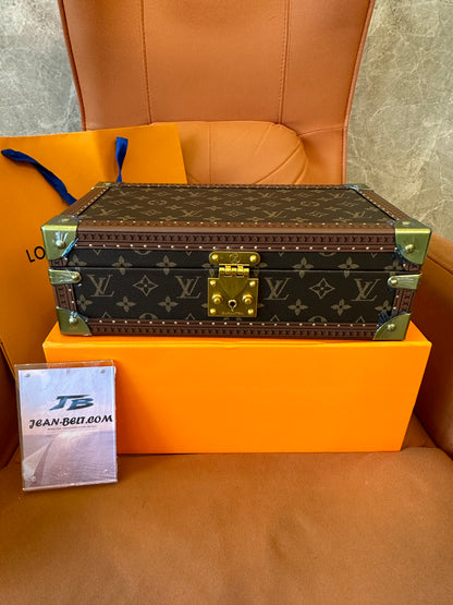 Louis Vuitton Monogram Watch Trunk – 8 Slot Luxury Timepiece Storage Case