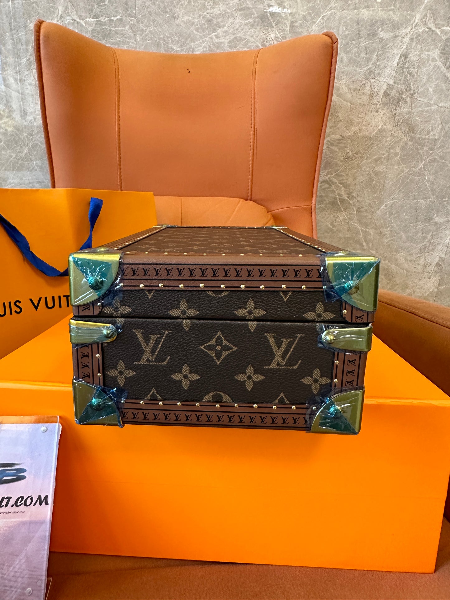 Louis Vuitton Monogram Watch Trunk – 8 Slot Luxury Timepiece Storage Case