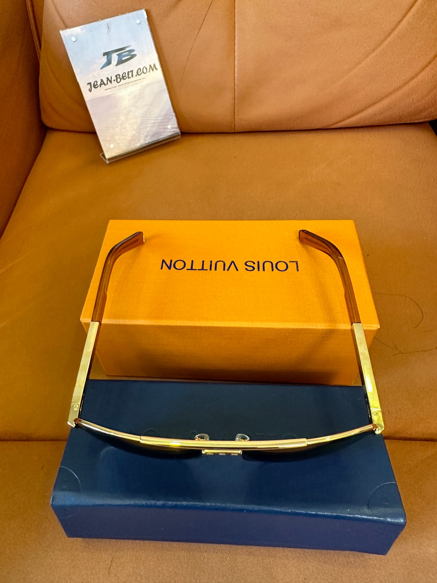 Gafas de sol cuadradas Louis Vuitton Z0259U 948 con lentes marrones degradadas