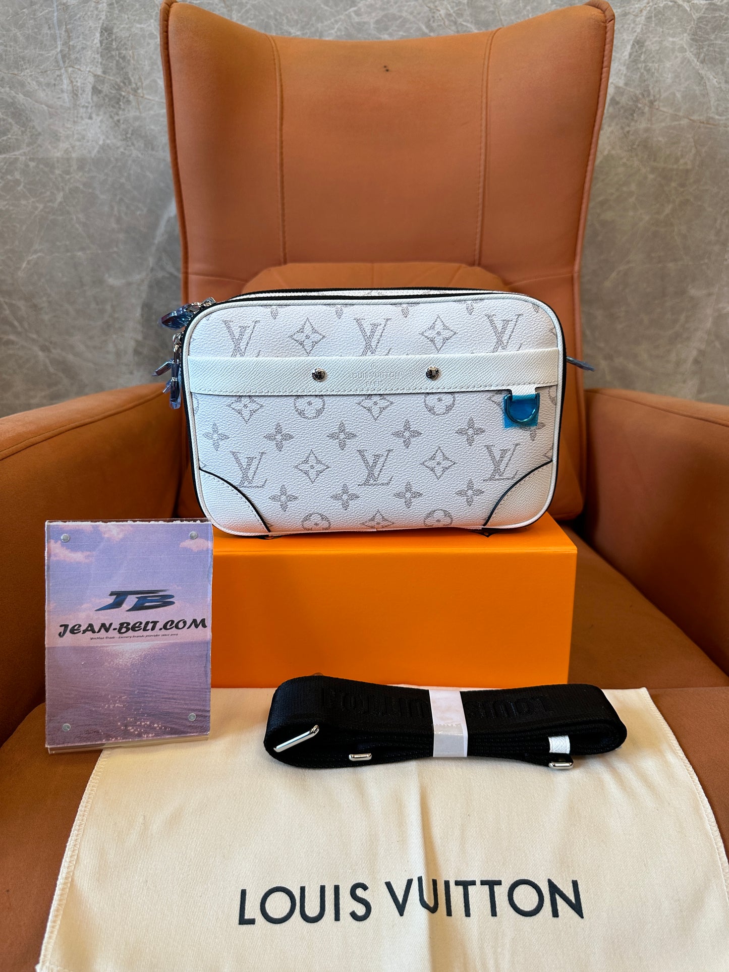 Louis Vuitton Outdoor Messenger PM White Monogram Canvas