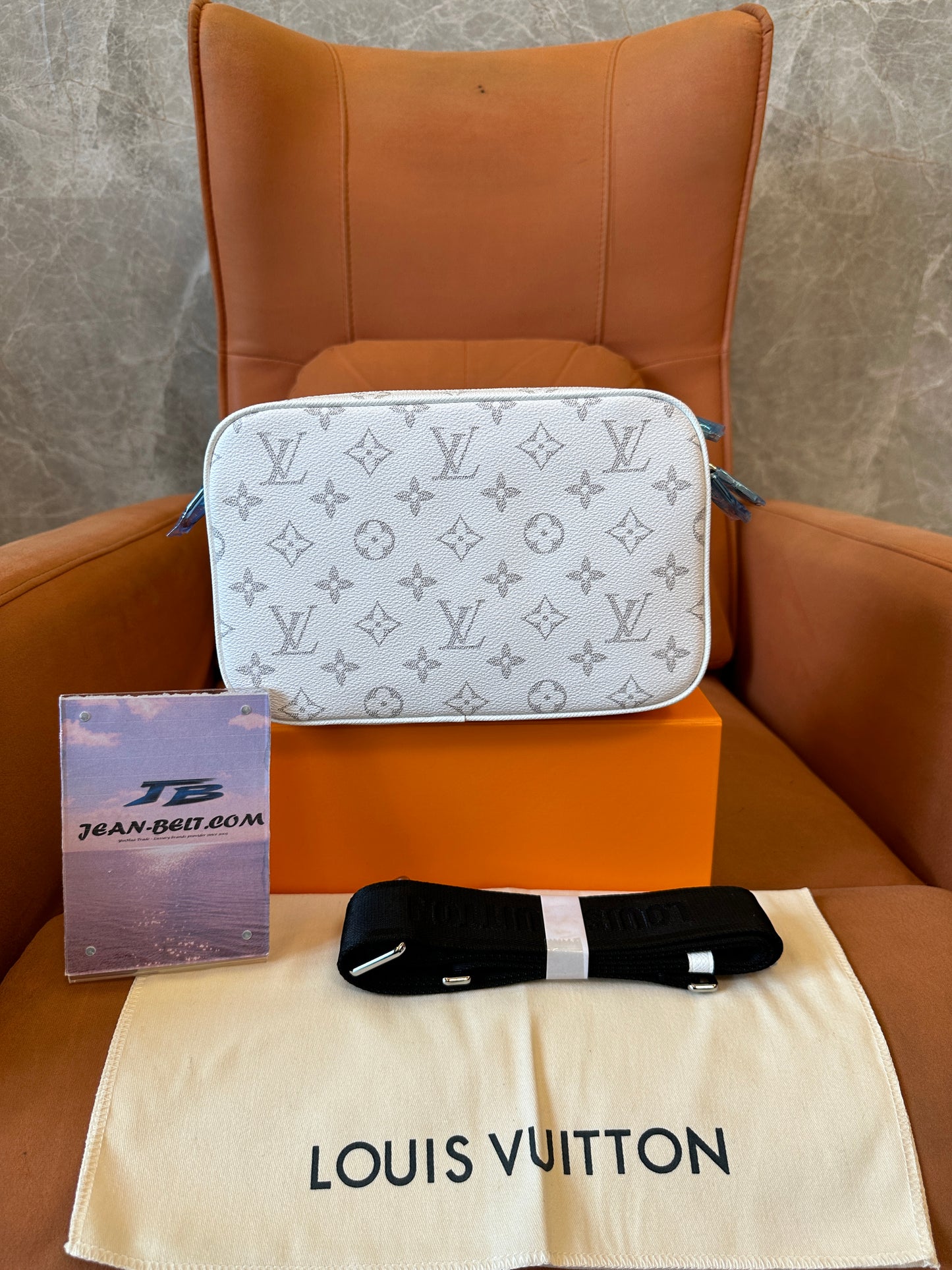 Louis Vuitton Outdoor Messenger PM White Monogram Canvas