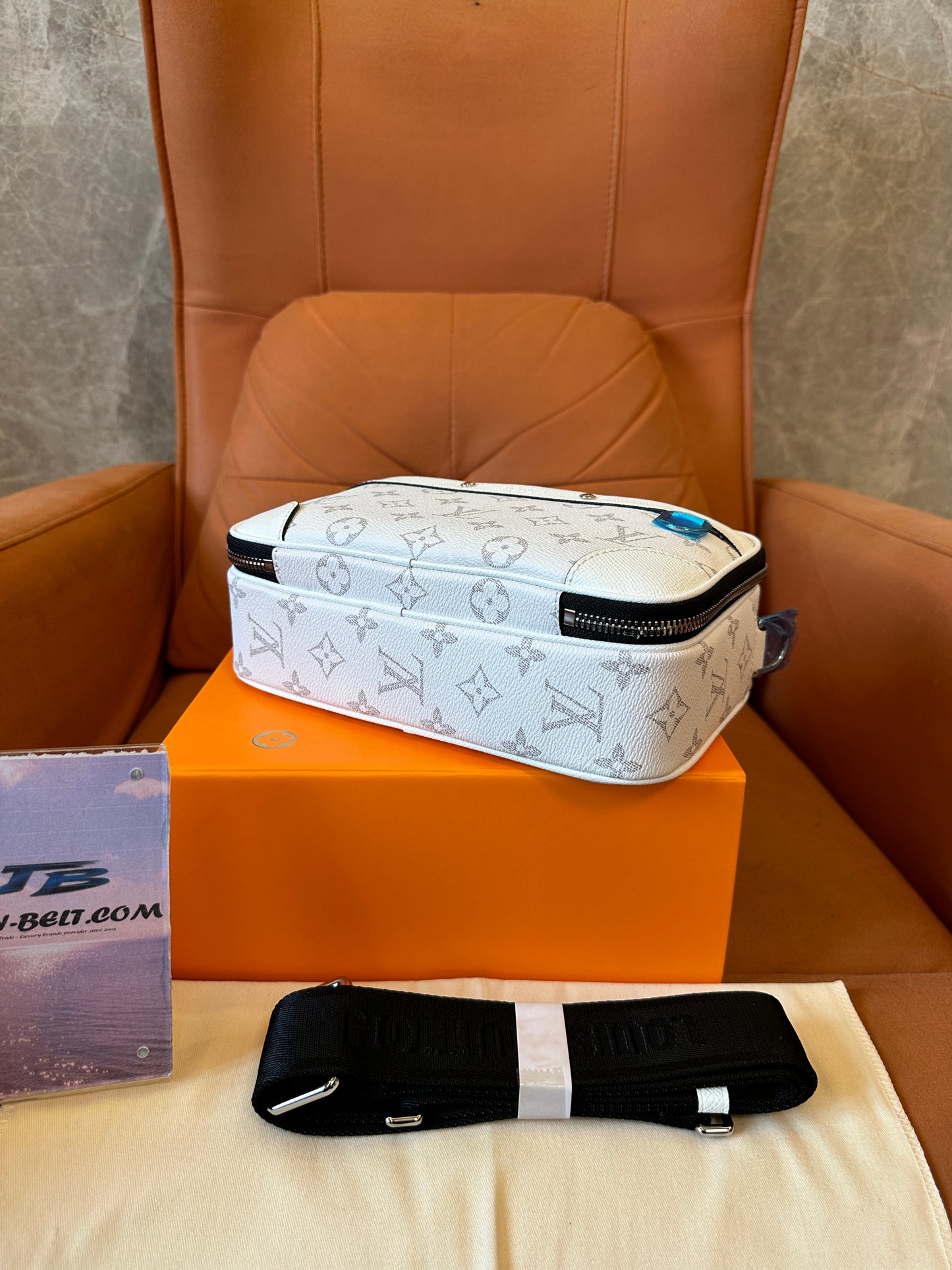Louis Vuitton Outdoor Messenger PM White Monogram Canvas