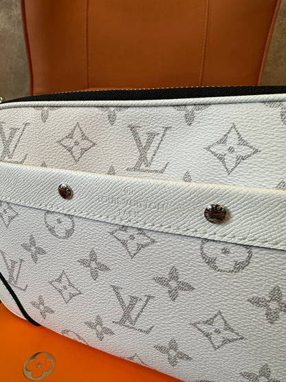 Louis Vuitton Outdoor Messenger PM White Monogram Canvas
