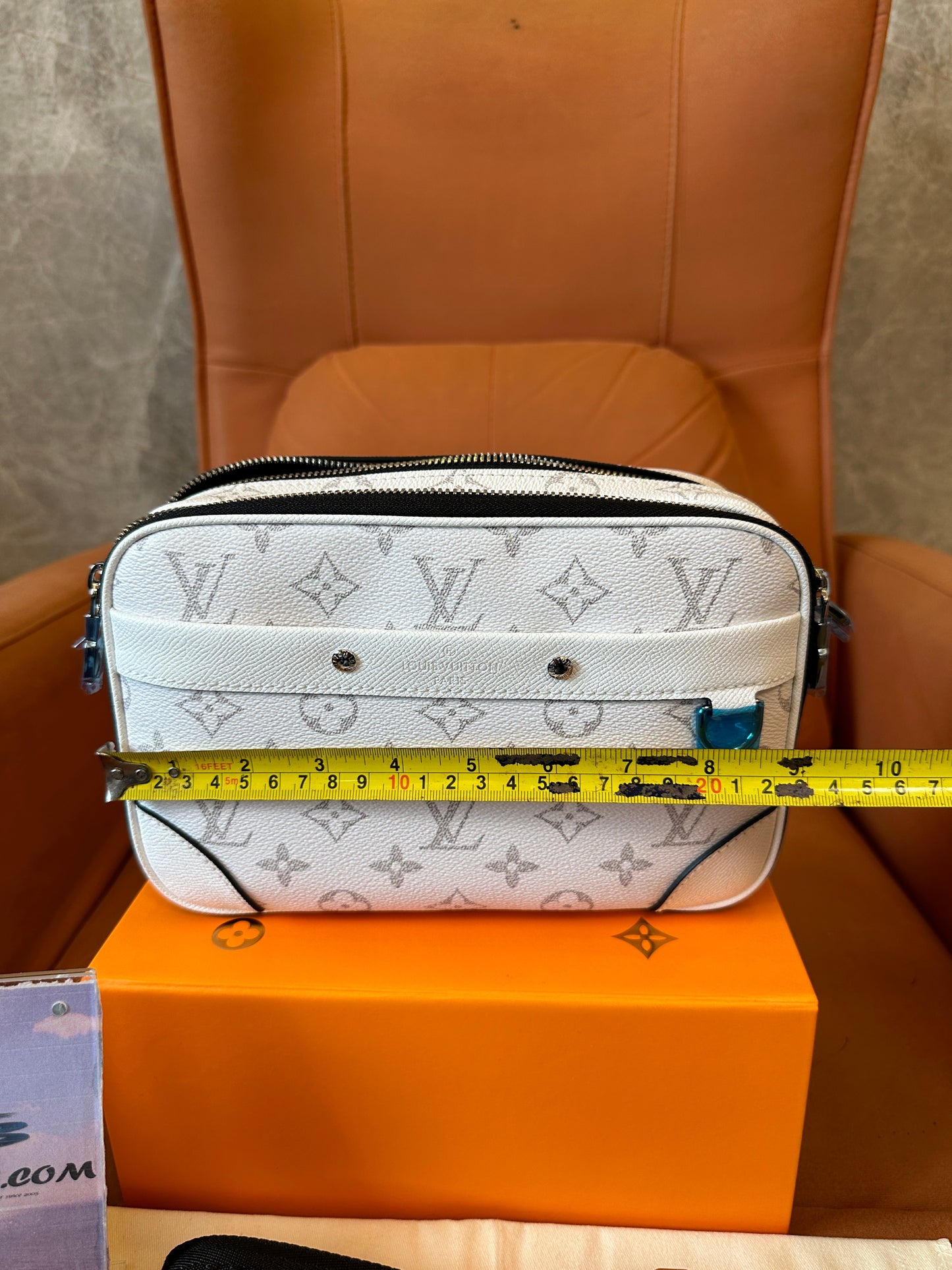 Louis Vuitton Outdoor Messenger PM White Monogram Canvas