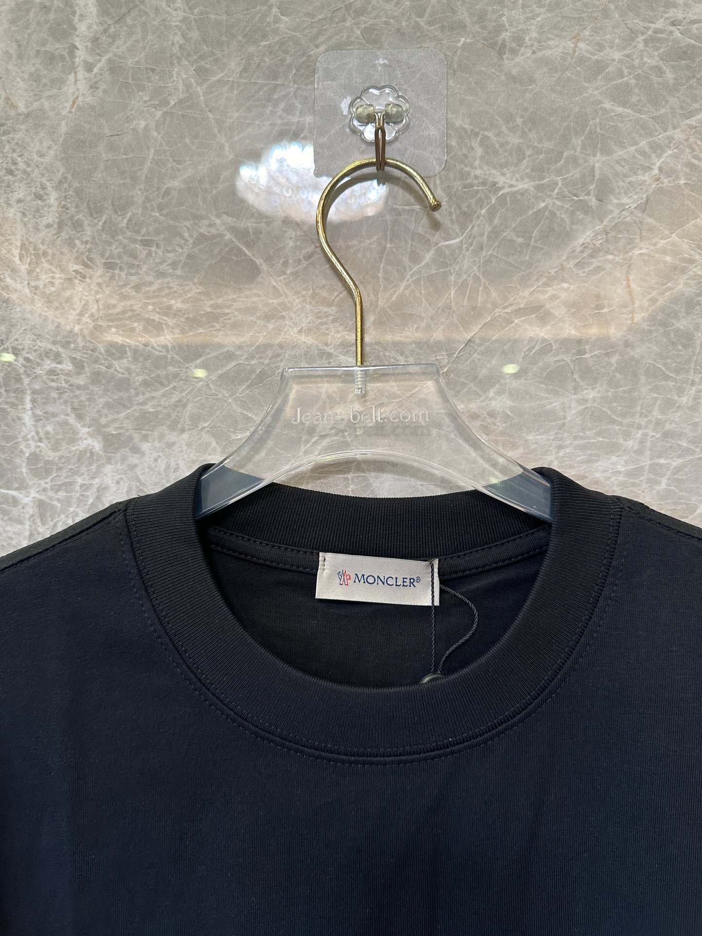 Moncler Black Cotton T-Shirt