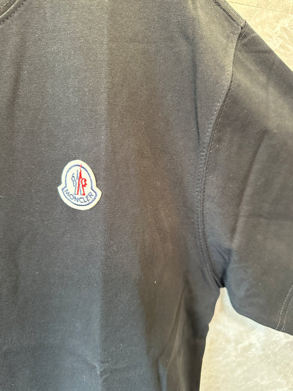 Moncler Black Cotton T-Shirt