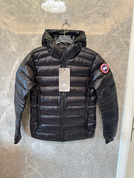 Canada Goose Men’s Black Hooded Down Puffer Jacket Winter Coat