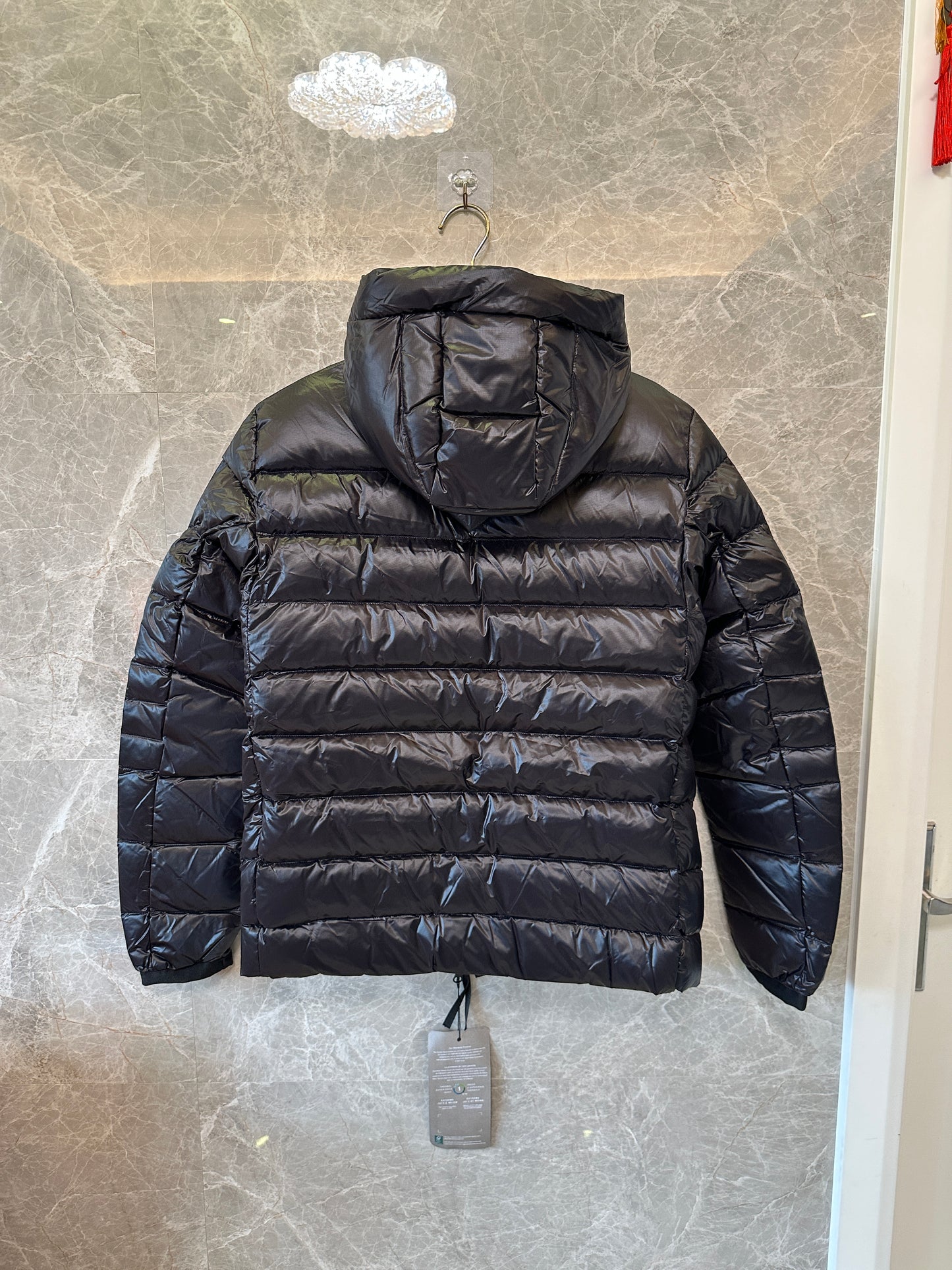 Canada Goose Men’s Black Hooded Down Puffer Jacket Winter Coat