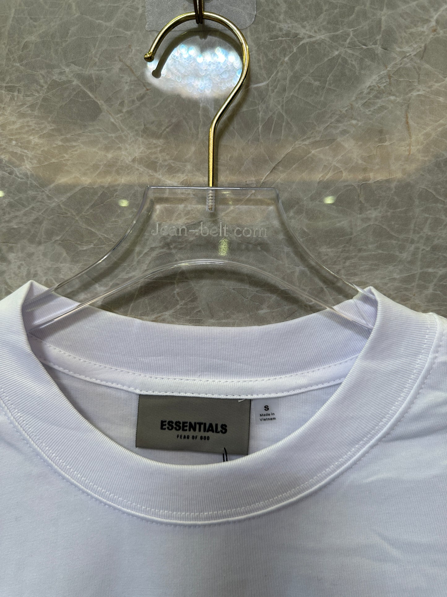 Fear of God Essentials Back Logo White T-shirt