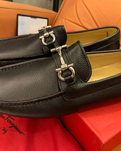 Salvatore Ferragamo Mocasín Parigi de piel