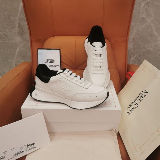 Alexander McQueen Sprint Runner Leather Low Trainers