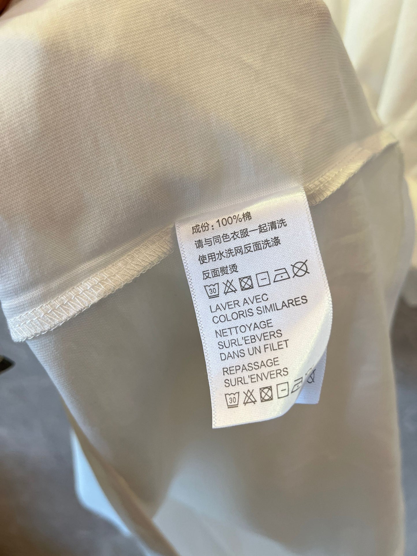 T-shirt en coton à manches courtes pour hommes Hermès Paris