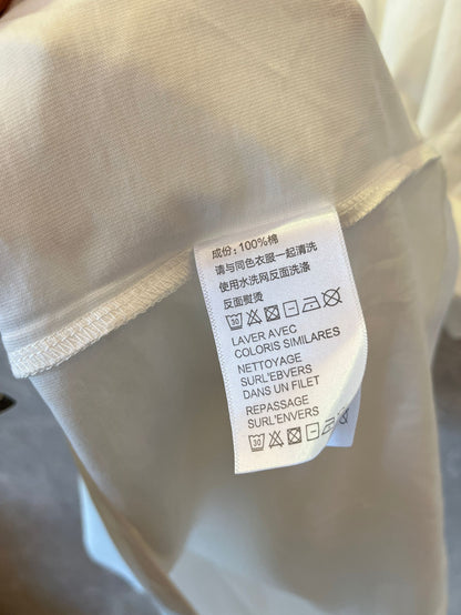 T-shirt en coton à manches courtes pour hommes Hermès Paris