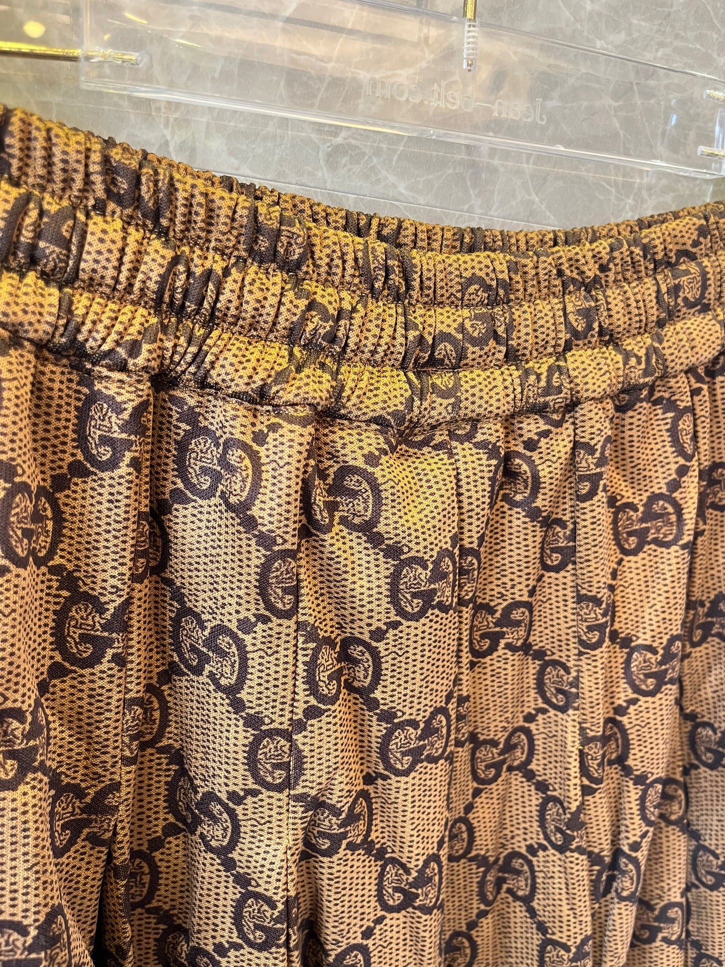 Jupe midi plissée imprimée GG Interlocking Supreme Gucci