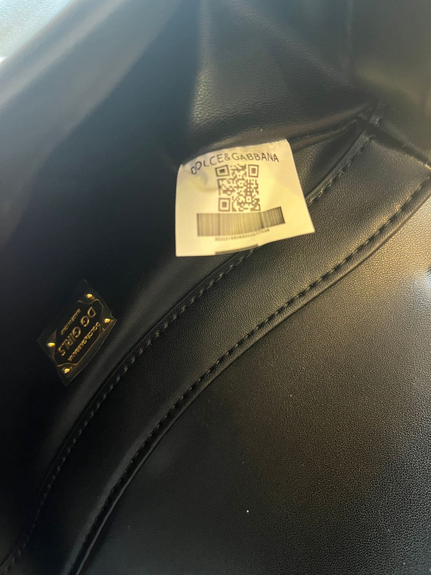 Sac bandoulière en cuir baroque Dolce&Gabbana