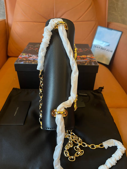 Sac bandoulière en cuir baroque Dolce&Gabbana
