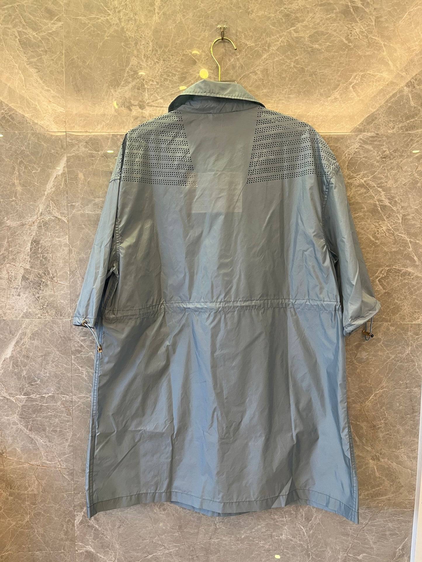 Robe mini en soie technique Miu Miu
