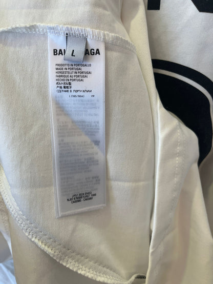 Maillot de football à manches longues blanc Balenciaga "Tokyo"