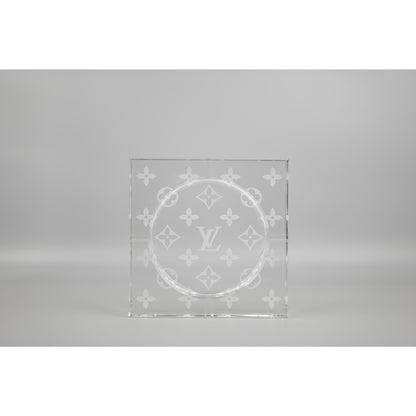 Cenicero de cristal Louis Vuitton x Baccarat: edición limitada, decoración de lujo para el hogar