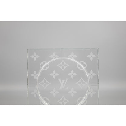 Cenicero de cristal Louis Vuitton x Baccarat: edición limitada, decoración de lujo para el hogar