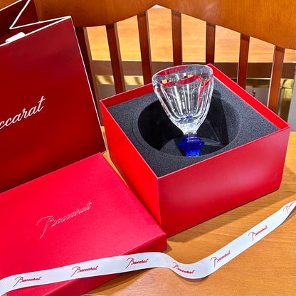 Baccarat Harcourt Crystal Wine Glass - Blue