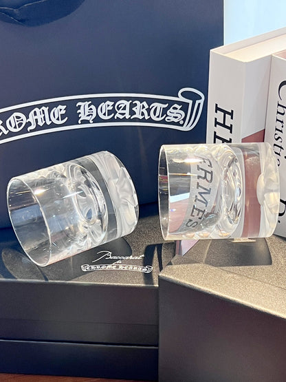 Colaboración Chrome Hearts x Baccarat: Vasos de cristal de edición limitada