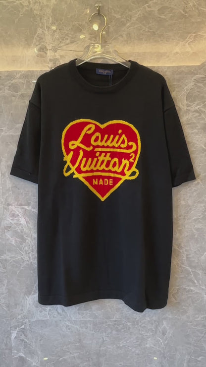 Blusa de malha Louis Vuitton preta