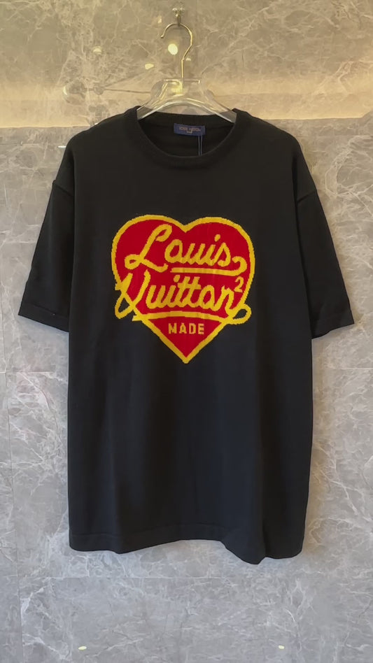 Blusa de malha Louis Vuitton preta