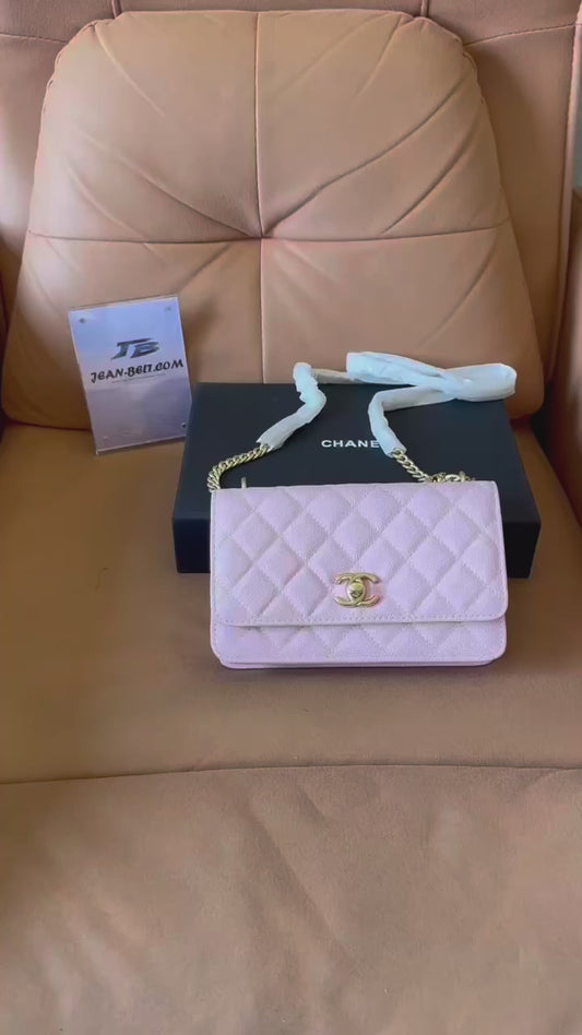 Chanel 24s Wallet on Chain w/ Adjustable Heart Buckle Handbag