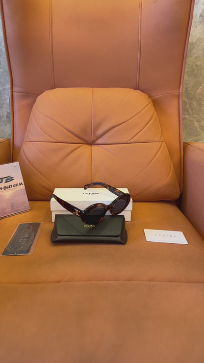 Celine Triomphe 52mm Oval Sunglasses